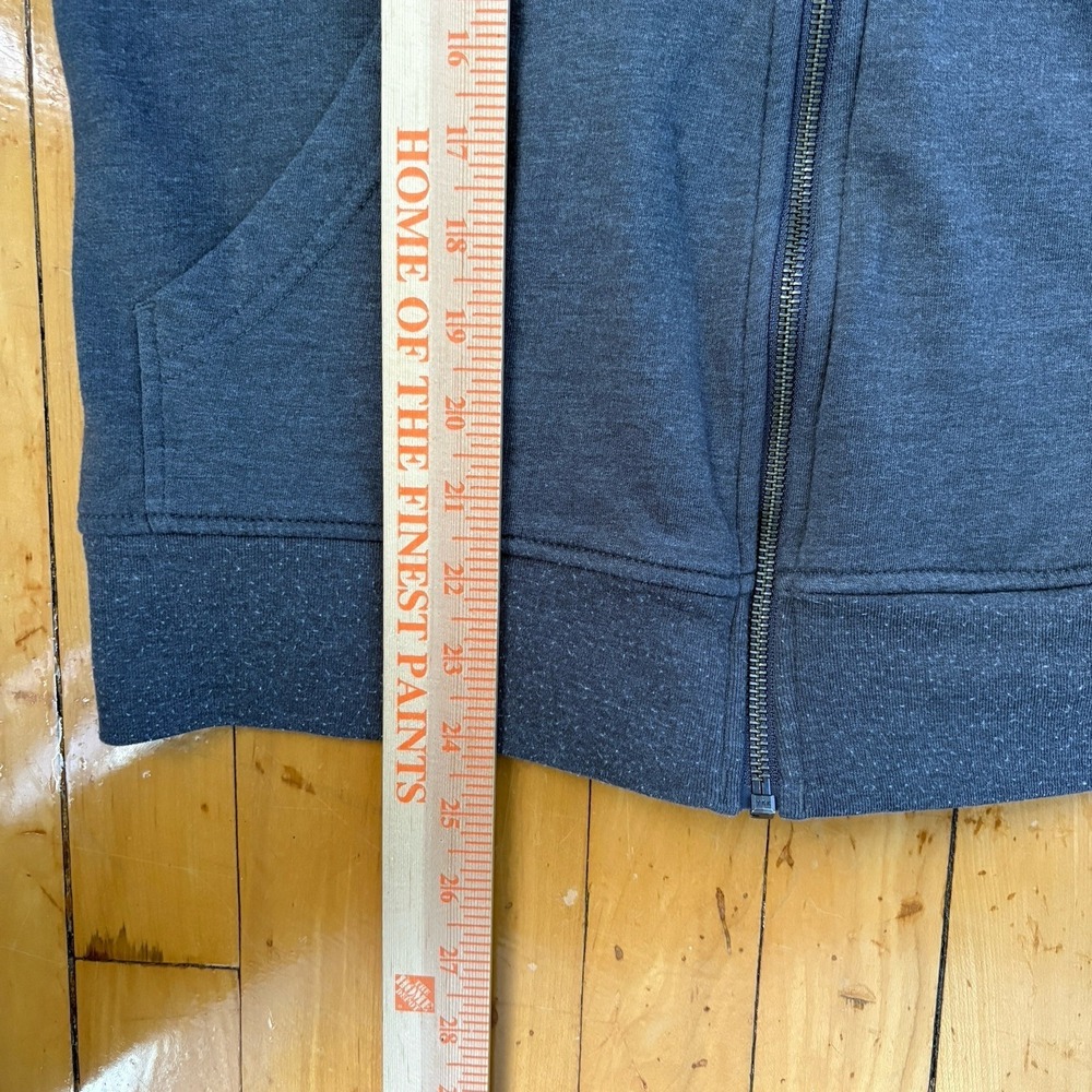 Patagonia Hoodie Womens Medium Gray Organic Cotton Full Zip Gorpcore Graphic - Picture 6 of 10
